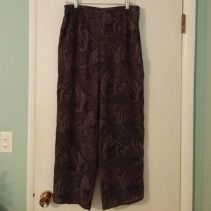 NWOT NortonMcNaughton petite paisley evening pants